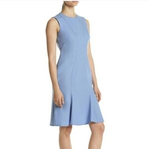 New Calvin Klein Sleeveless Powder Blue Midi Dress